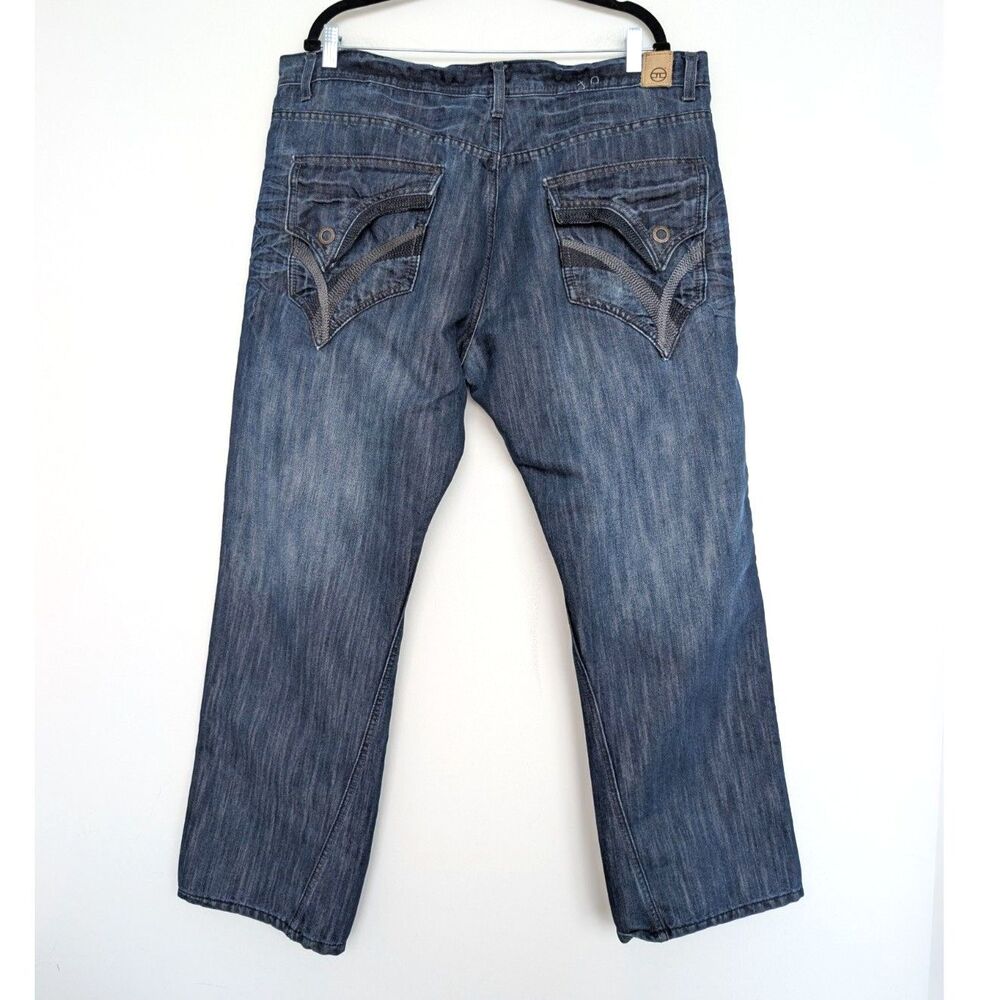 Y2K Vtg Jordan Craig Exaggerated Pocket Men's Dark Wash 38x32 Denim Jeans